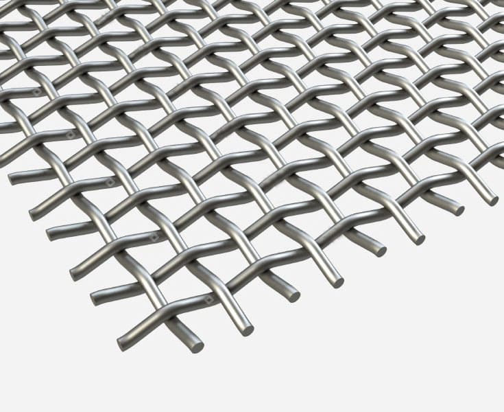 mallas metálicas trenzadas convencional