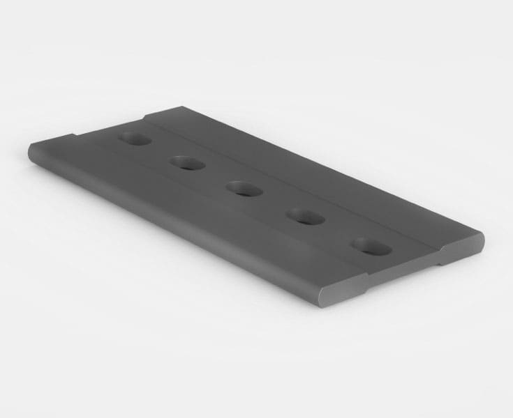 placa fusible trituración