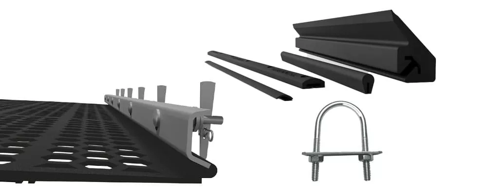 accesorios para mallas metálicas de cribado