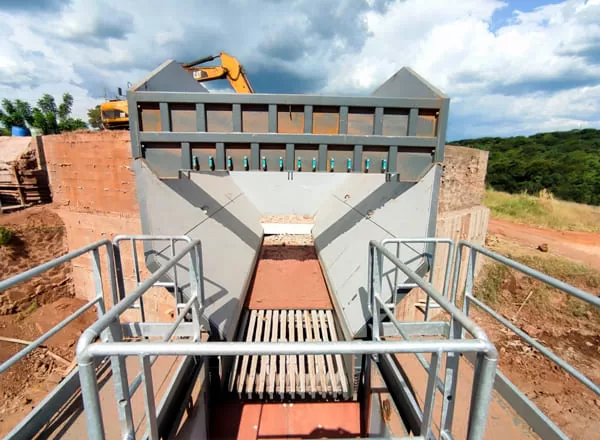 Alimentador Vibrante, Planta de Trituración