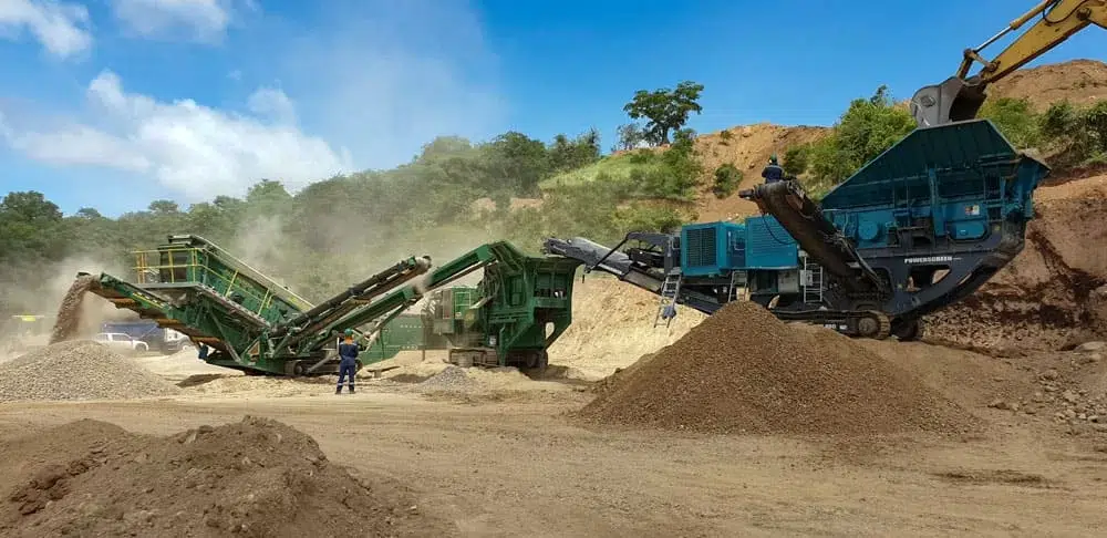 Mantenimiento de Plantas de Minería, agregados, Caliza